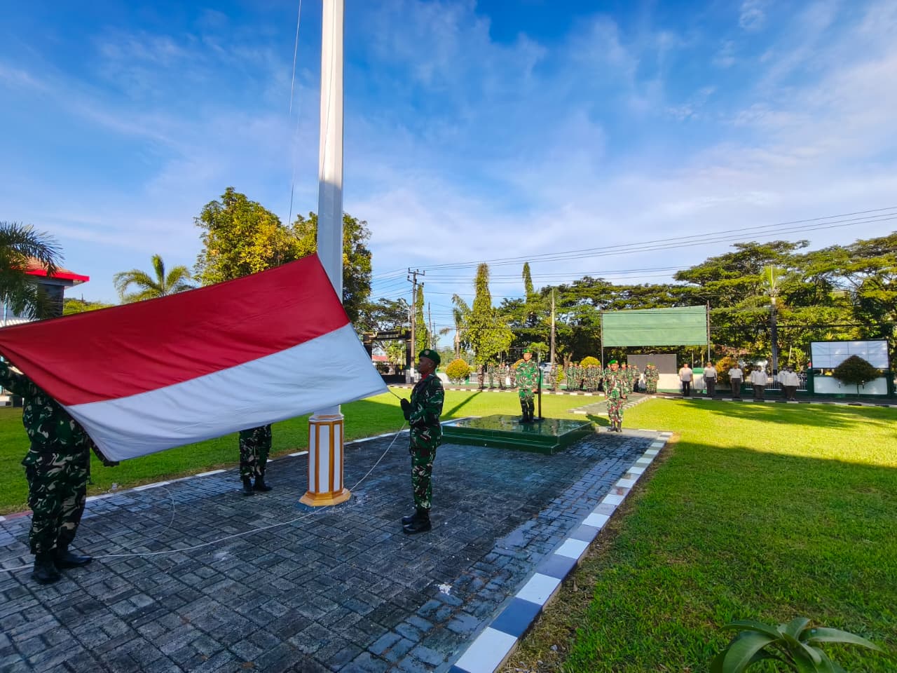 Langkah Tegap Awal Pekan, Upacara Bendera Kodim 1422/Maros