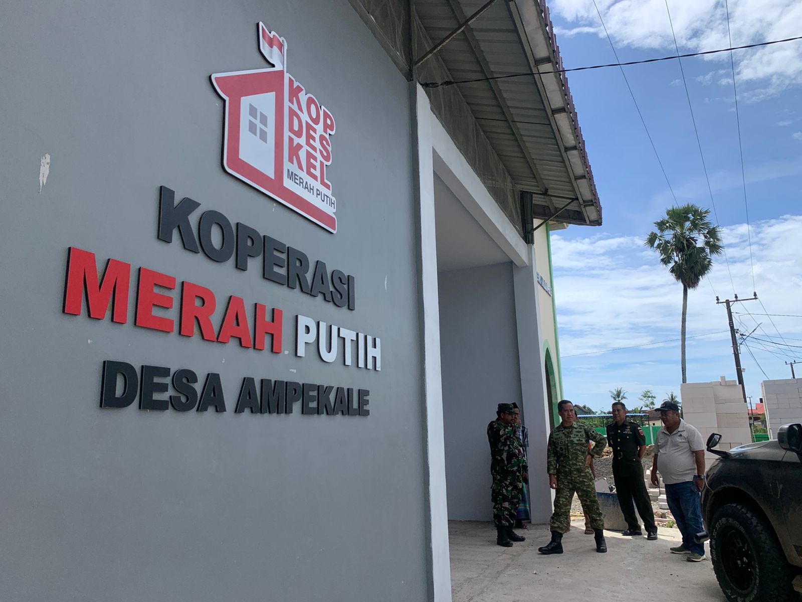 Kasi Intel Korem 141/Toddopuli Tinjau Pembangunan Koperasi Merah Putih di Wilayah Kodim 1422/Maros