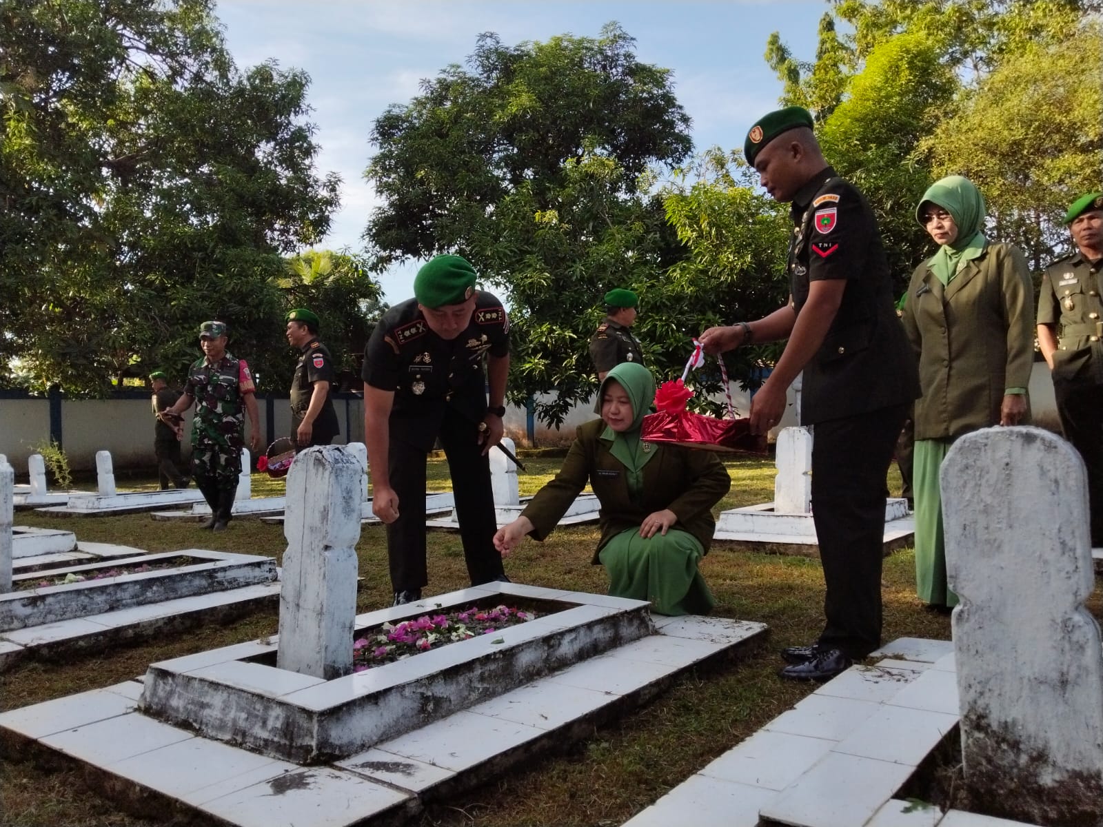 Peringati HUT Kodam XIV/Hsn Ke 69 Tahun 2026, Dandim 1422/Maros Ziarah Ke TMP Maccopa
