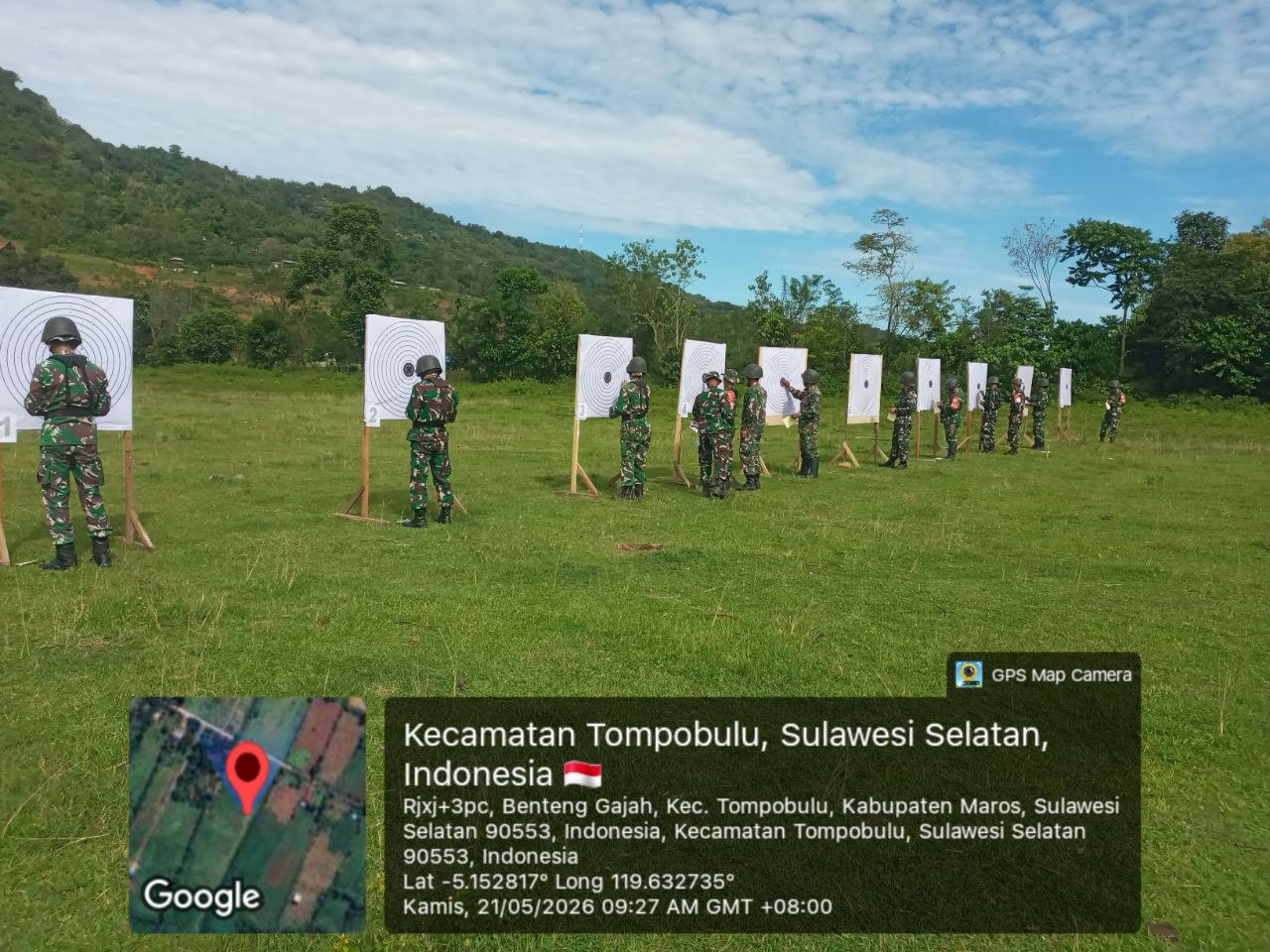 Asah Kemampuan Prajurit, Kodim 1422/Maros Gelar Latbak Jatri Semester I TA 2025