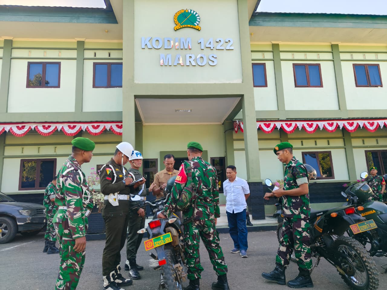 Subdenpom XIV/1-1 Takalar, Gelar Pemeriksaan Kendaraan Prajurit Kodim 1422/Maros